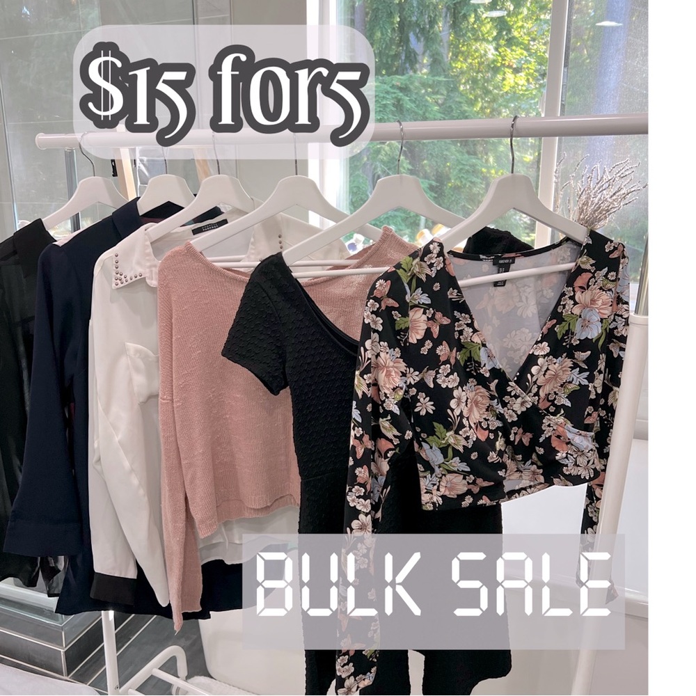 Blind box Bulk women clothes $15 for 5 pieces with free gifts
